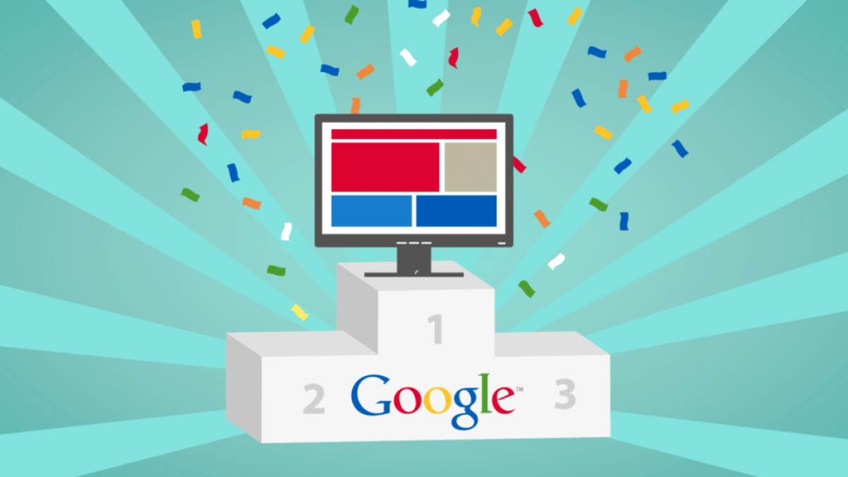 Your website comes first on Google